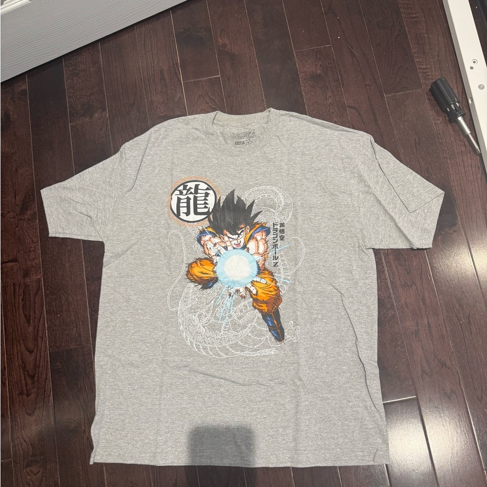 Gray Graphic Dragon Ball Z Men's T-Shirt